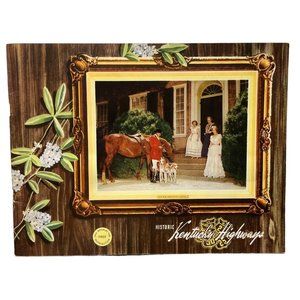 Vintage Official 1950 Kentucky Highways Road Map Photo Booklet Dept of Highways